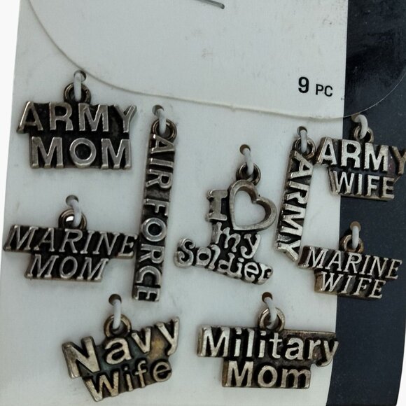 Cousin DIY Military Family Charms 9 Piece Set - Picture 3 of 5